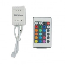 LED diaľkový IR ovládač RGB 72W
