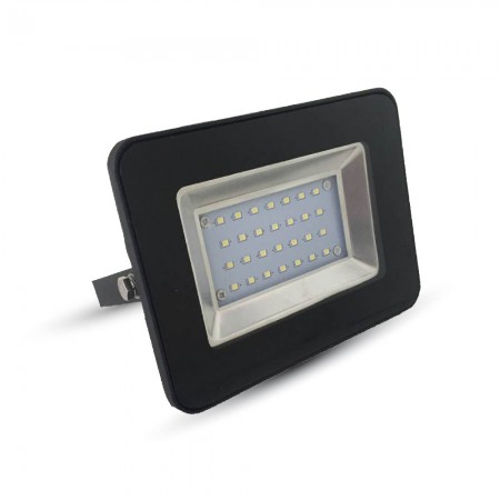 Prémiový čierny LED reflektor 50W