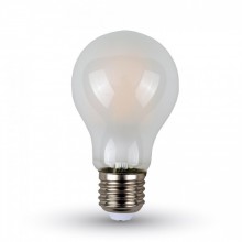 Opálová LED filament žiarovka A60 E27 4W
