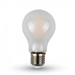 Opálová LED filament žiarovka A60 E27 6W