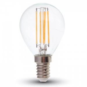 Stmievateľná LED filament žiarovka E14 P45 4W