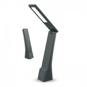 Čierna stmievateľná stolová LED lampa 4W s voliteľnou farbou svetla