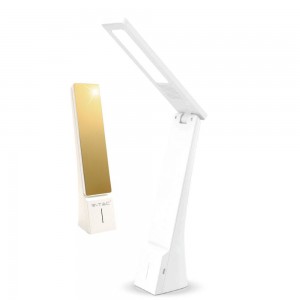 Zlatá stmievateľná stolová LED lampa 4W s voliteľnou farbou svetla