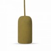 Béžová betónová závesná lampa váza