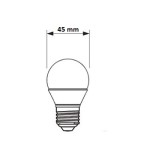 Označenie žiarovky E27 G45