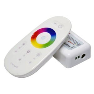 Dotykový LED diaľkový RF ovládač RGB+W 12V/24V