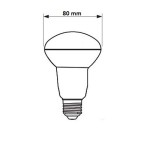Označenie žiarovky E27 R80