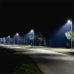 Osvetlenie ulice LED pouličným svietidlom