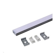 Hliníkový profil na 2 LED pásy MICRO ALU 2m súprava