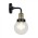 Nástenná lampa na E27 žiarovku guľa IP65